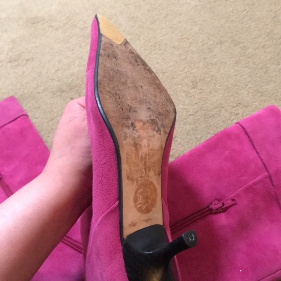 ⚡️FINAL PRICE⚡️ Vintage Pink Hot Rare Steven by Steve Madden Boots - Picture 6 of 16